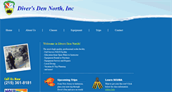 Desktop Screenshot of diversdennorth.com
